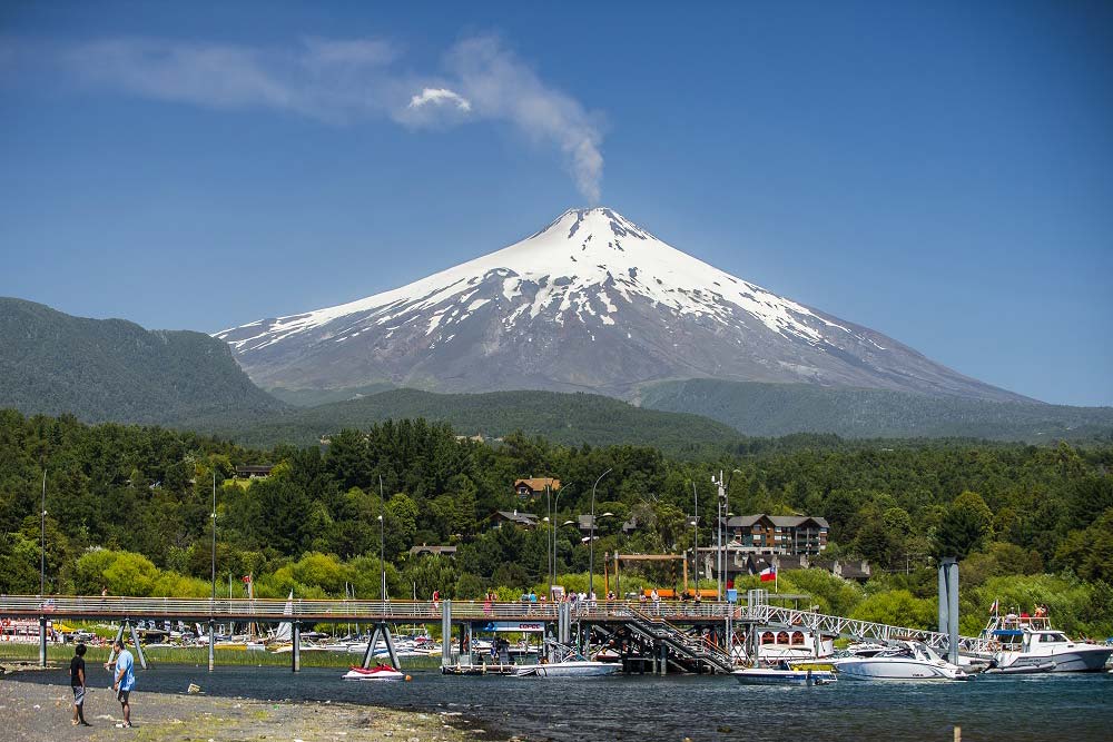 Volcán Villarrica en Chile